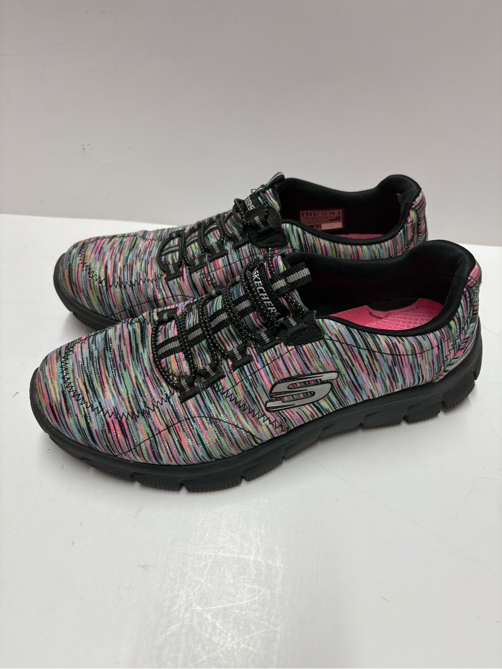 Skechers Multi Color Slip On Tennis Shoes Sneakers Sz 6